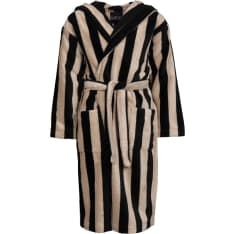 RATIA® Raidallinen lasten velour kylpytakki hupulla