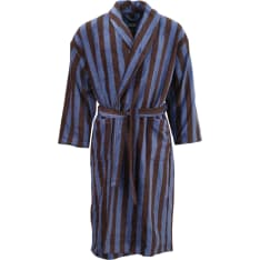 RATIA® striped velour bathrobe