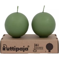 Puttipaja 2pcs ball candle with stand