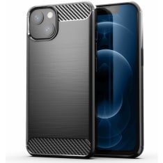 Insmat Carbon and Steel Style Apple iPhone 14 protective case