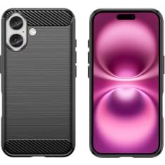 Insmat Carbon and Steel Style Apple iPhone 16 Plus Case