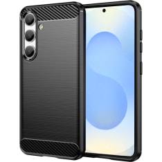 Insmat Carbon and Steel Style Samsung Galaxy S25 back cover