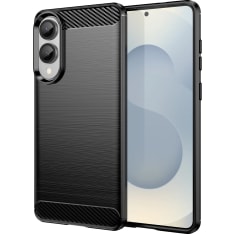 Insmat Carbon and Steel Style Samsung Galaxy S25 Edge back cover