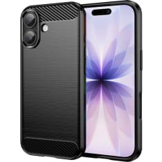 Insmat Carbon and Steel Style Apple iPhone 17 suojakuori