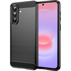 Insmat Carbon and Steel Style Samsung Galaxy A37 suojakuori