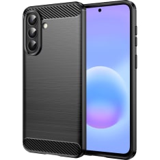 Insmat Carbon and Steel Style Samsung Galaxy A57 suojakuori