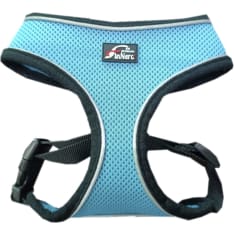 Finnero Light Reflective Turquoise Pet Harness