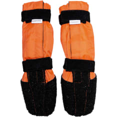 Finnero Sulo 2 pcs/pkt Orange Protective Booties for Dogs