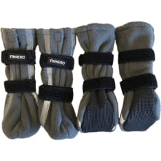 FINNERO HALLA 4 pcs/pkt Reflective Booties for Dogs