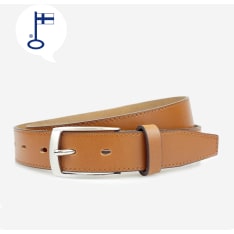 Veniz stitched 30mm leather belt