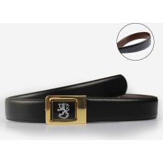 Veniz 30 mm Lion buckle leather belt