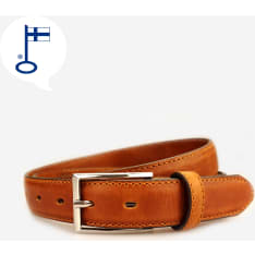 Veniz men's profiled leather belt