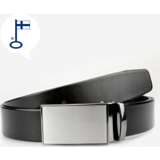 Veniz 35mm men's leather belt