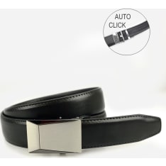 Veniz men's leather belt 30mm automatic buckle