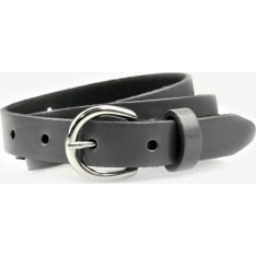 Ninis Women's Ash Grey Leather Belt