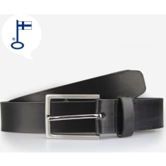Veniz 40mm XL leather denim belt
