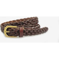 Veniz women's leather braided belt