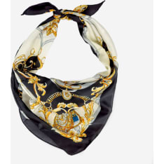 Veniz patterned square scarf