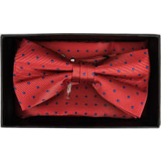 Veniz bow tie and pocket square set dotted