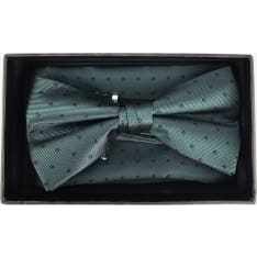 Veniz bow tie and pocket square set dotted