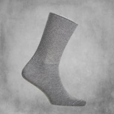 GreenGo women's silver cotton socks