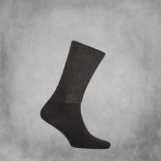 Greengo Men's Non-Binding Silver-Cotton Socks