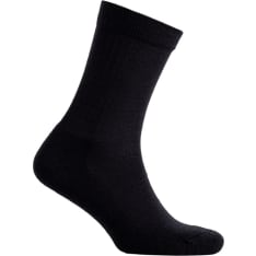 GreenGo terry base black merino wool sock