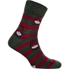 GreenGo Tonttu miesten merinovillasukat