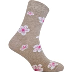 GreenGo Cotton sock flower ankel length