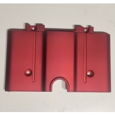 Kontio Motors Kruiser Heritage: The back of the battery box cover is red
