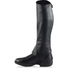 Women's Horze Sabrina half chaps made of PU leather with glitter decorations