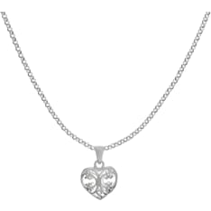 SK lace heart beanie chain set