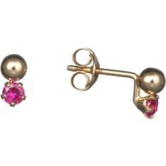 SK PK1-8 PUNAINEN earrings