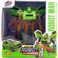 Super Robot transformer green