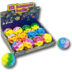 Hi-Bounce Rainbow Ball pomppaava pehmeä sateenkaari 7 cm superpallo