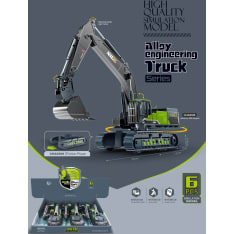 Die-cast excavator
