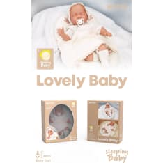 Lovely baby nukkuva vauvanukke