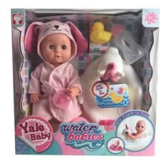 Yale baby kylpynukke uimarenkaalla