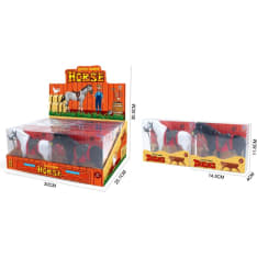 Nukkapintainen hevonen 12 cm