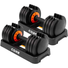Core adjustable pair of dumbbells 25 kg (2 pcs.)
