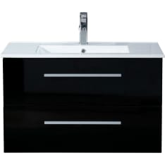 Lykke Nordic Original 80x46x50cm musta allaskaappi