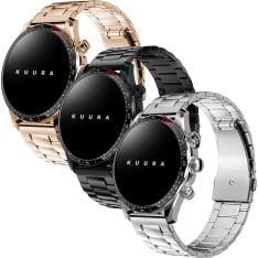 Kura FM2 silver smart watch