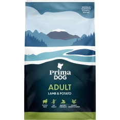 Primadog Lammas-Peruna aikuisille koirille 3 kg koiran kuivaruoka