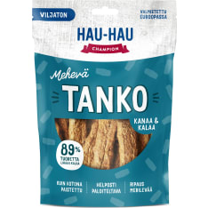 Hau-Hau Champion Mehevä Tanko Kanaa & Kalaa 140 g koiran herkku