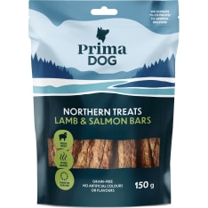 PrimaDog Northern Treats Lammas-Lohitanko 150 g koiran makupala