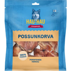 Hau-Hau Champion 330 g kuivattu possunkorva koiralle
