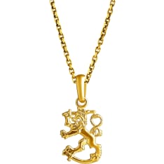Top Gold 21mm Suomi Leijona necklace