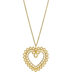 Lempikoru Pitsisydän riipus+ketju 60cm