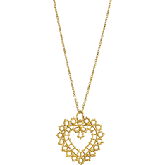 Lempikoru Pitsisydän necklace small