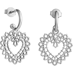 Lempikoru Pitsisydän earrings